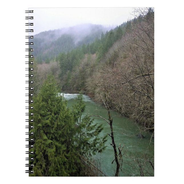 Fluss Clackamas, Oregon Notizblock (Vorderseite)