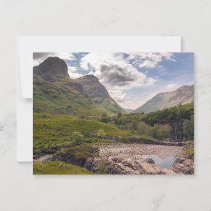 Fluss Coe Canyons Postkarte
