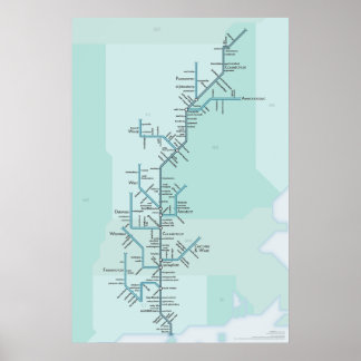 Fluss Connecticut Poster