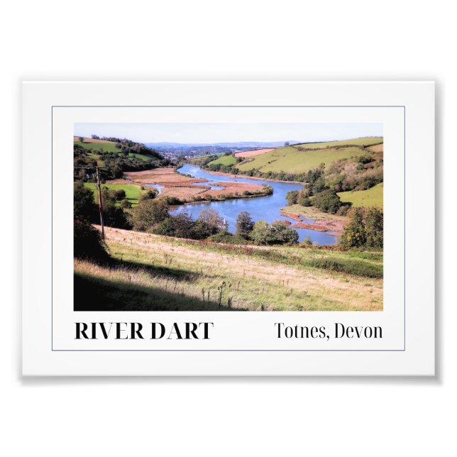 Fluss Dart, Totnes, Devon Fotodruck (Vorne)