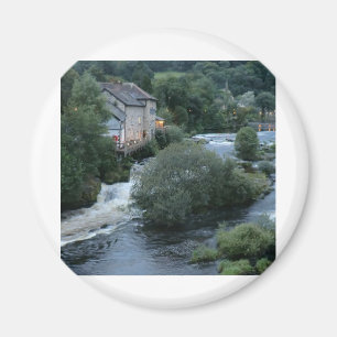 Fluss Dee bei Llangollen, Wales Magnet