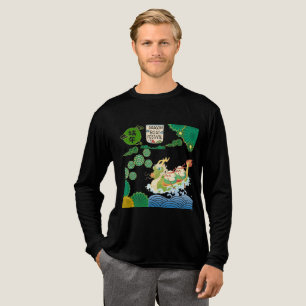 Fluss der aufsteigenden Drachen schwarz Tri-Blend Shirt