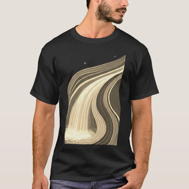 Fluss der Natur T-Shirt (Vorderseite)