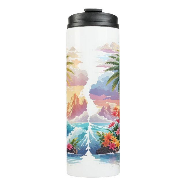 Fluss der Natur Thermosbecher (Vorderseite)