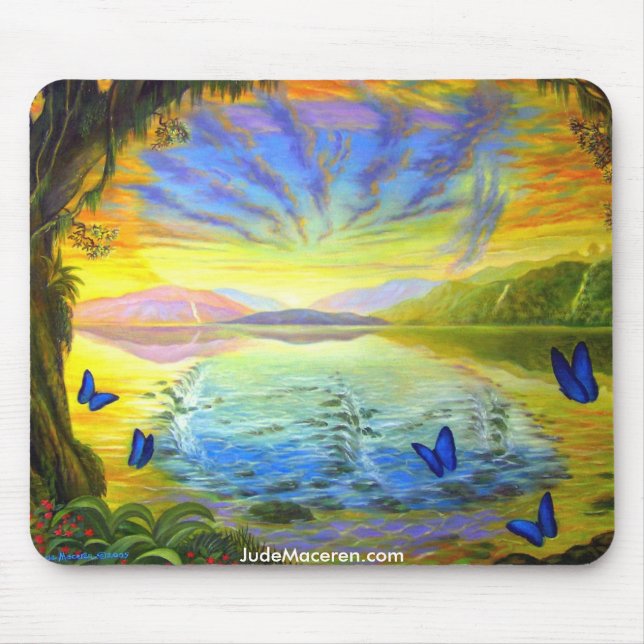 Fluss des Lebens-Mousepad Mousepad (Vorne)