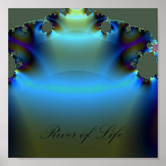 Fluss des Lebens Poster