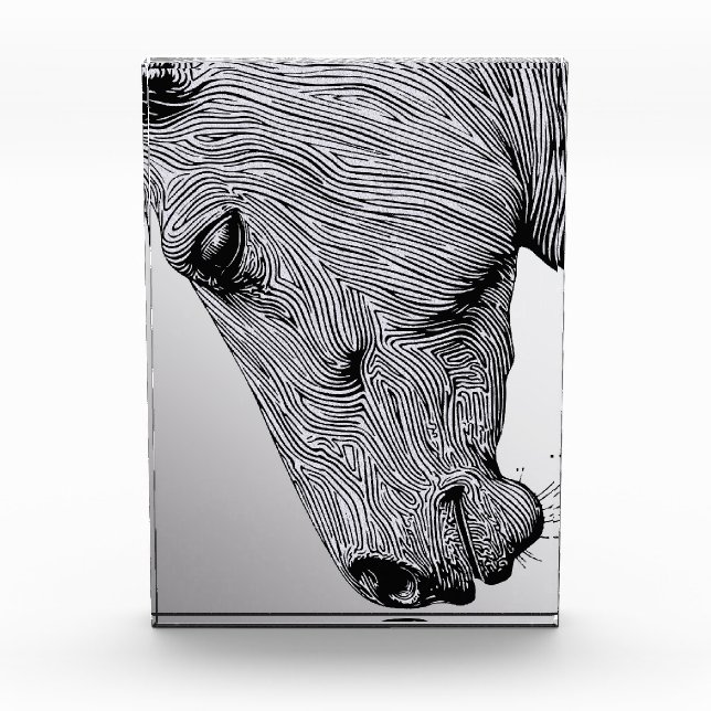 Fluss des Wilden Minimalistischen Schlupfs Fotoblock (Vorderseite)