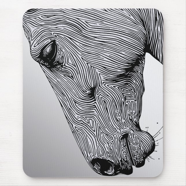 Fluss des Wilden Minimalistischen Schlupfs Mousepad (Vorne)