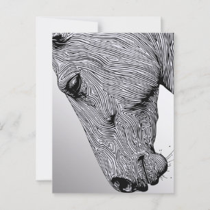 Fluss des Wilden Minimalistischen Schlupfs Postkarte