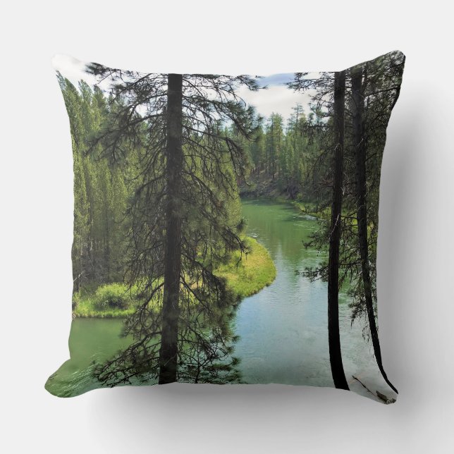 Fluss Deschutes, OR Kissen (Vorderseite)