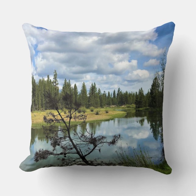 Fluss Deschutes, OR Kissen (Vorderseite)