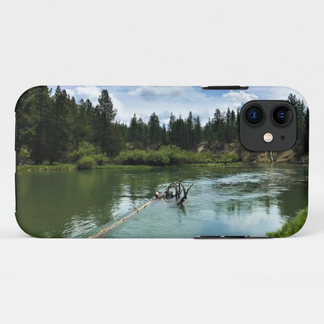 Fluss Deschutes, Oregon Case-Mate iPhone Hülle (Rückseite (Horizontal))