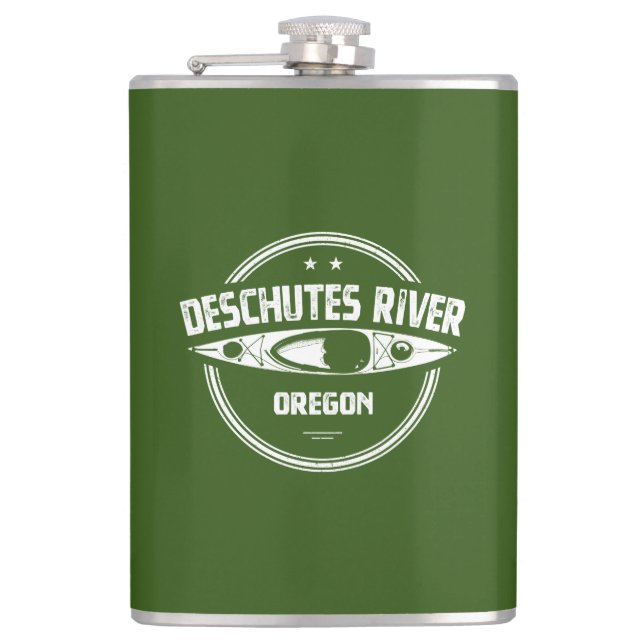 Fluss Deschutes, Oregon Flachmann (Vorderseite)