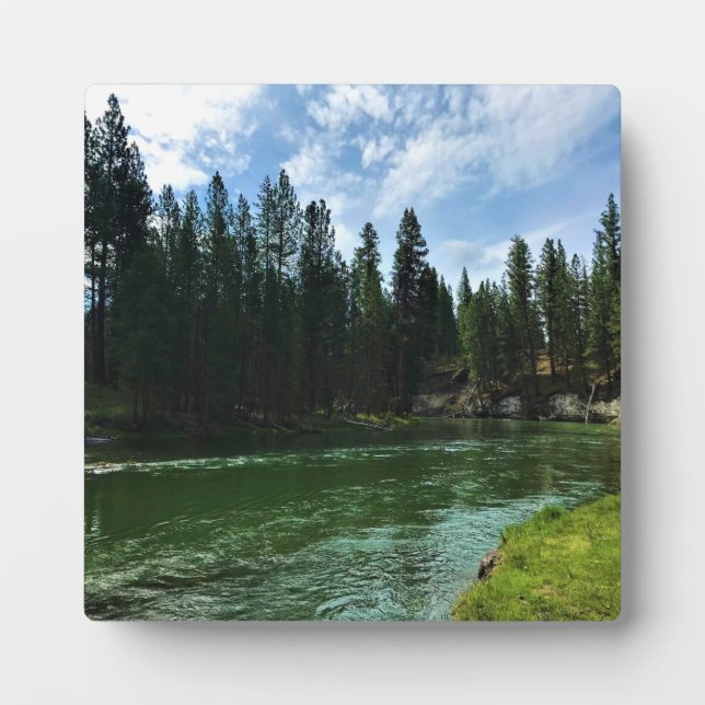 Fluss Deschutes, Oregon Fotoplatte (Vorderseite)