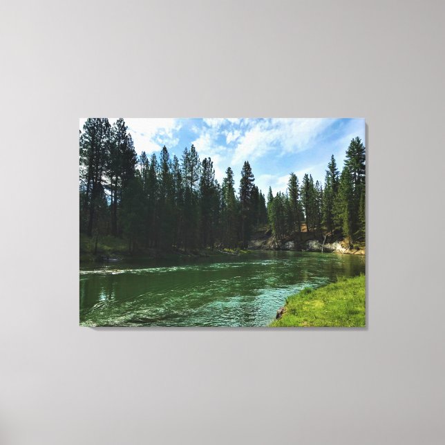 Fluss Deschutes, Oregon Leinwanddruck (Vorderseite)