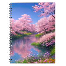 Fluss Embracet durch Sakura Trees Charm