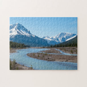 Fluss entlang Icefields Parkway Highway 93 - Kanad Puzzle