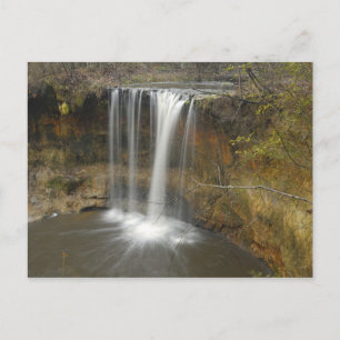 Fluss Falls Alabama Postkarte