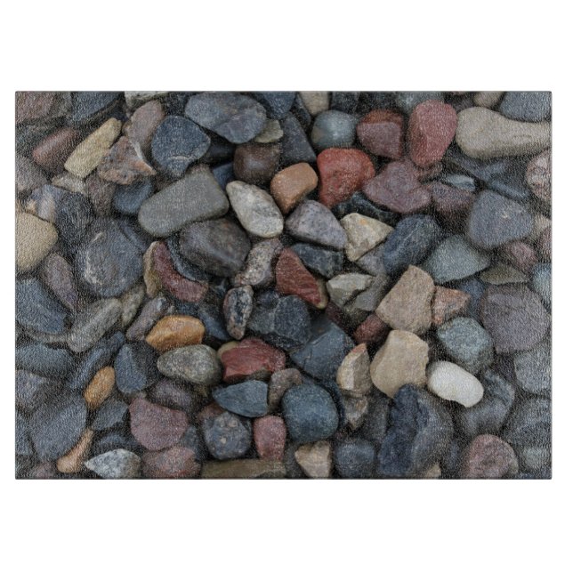 Fluss-Felsen-Schneidebrett Schneidebrett (Vorderseite)