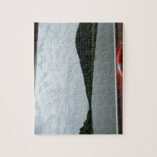 Fluss Foto-Puzzle mit Geschenkboot Puzzle