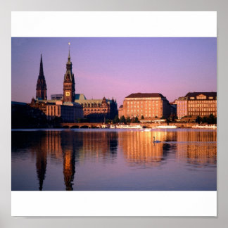 Fluss Germanien Poster