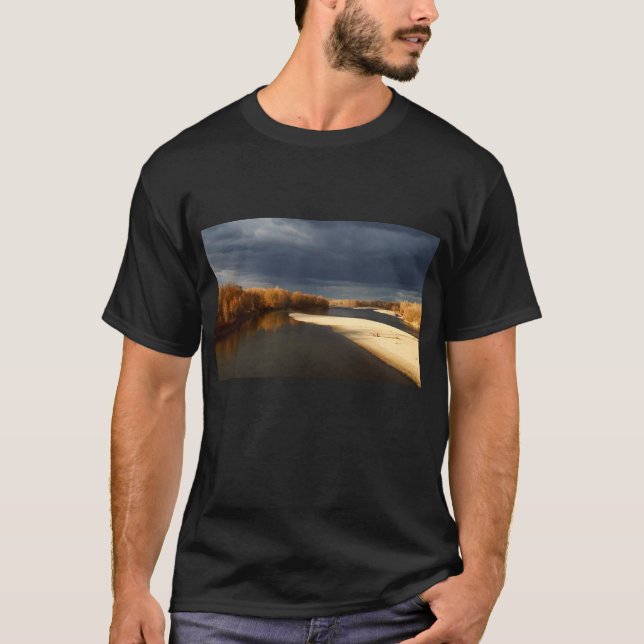 Fluss im Herbst T-Shirt (Vorderseite)