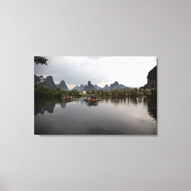 Fluss im Himmel Leinwanddruck (Vorderseite)