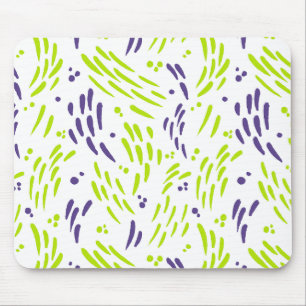 Fluss in kalkgrün und Lila Mousepad