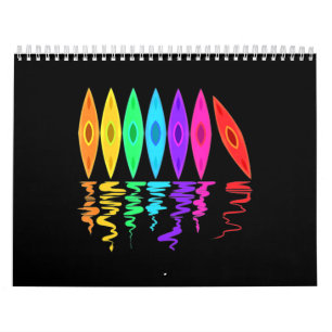 Fluss Kayaking Kalender