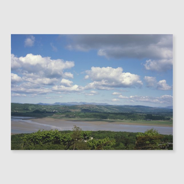 Fluss Kent Lake District Cumbria England Magnetkarte (Vorderseite)