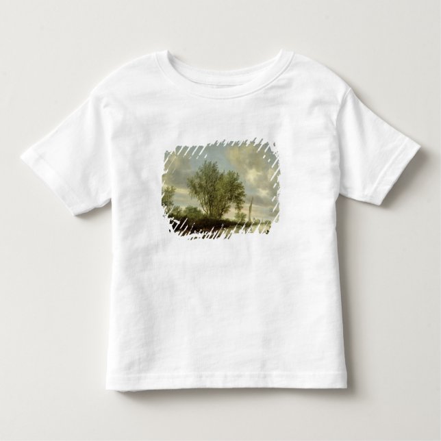 Fluss-Landschaft, 1645 Kleinkind T-shirt (Vorderseite)