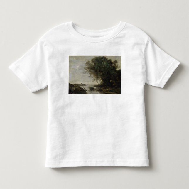 Fluss-Landschaft Kleinkind T-shirt (Vorderseite)