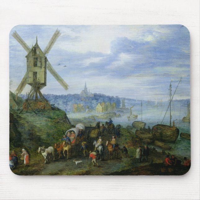 Fluss-Landschaft Mousepad (Vorne)