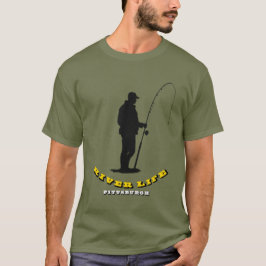 Fluss Life Fisherman Pittsburgh T-Shirt