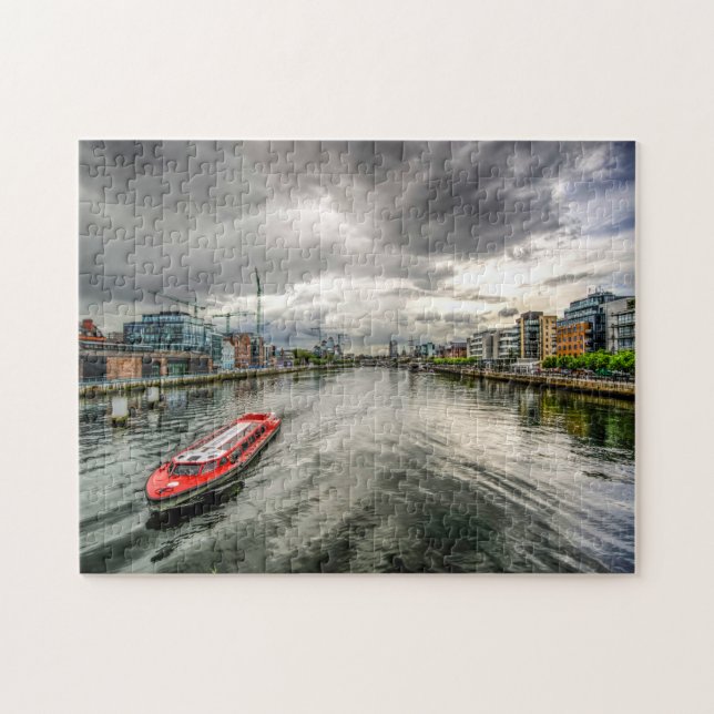 Fluss Liffey Dublin. Puzzle (Horizontal)