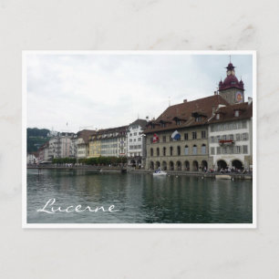 Fluss Lucerne Postkarte