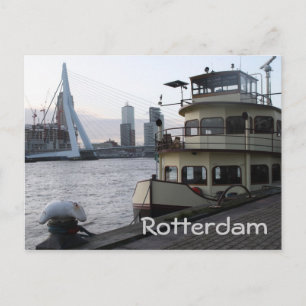 Fluss Meuse, Rotterdam Postkarte