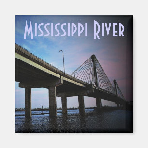 Fluss Mississipi Magnet