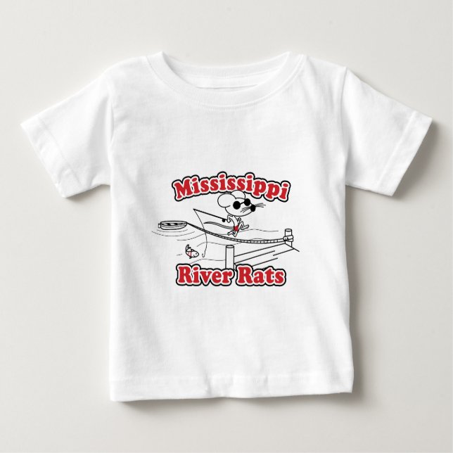 Fluss Mississipi-Ratte Baby T-shirt (Vorderseite)