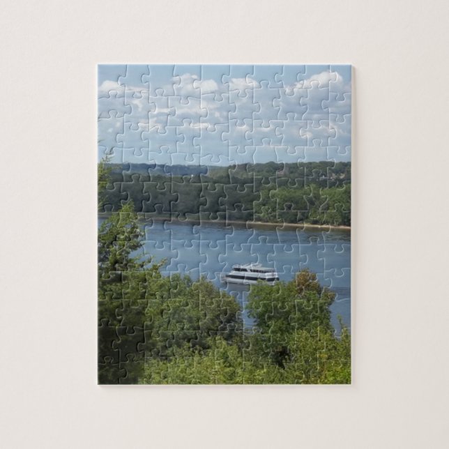 Fluss Mississipiboot Puzzle (Vertikal)
