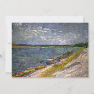 Fluss mit Ruderbooten von Vincent van Gogh