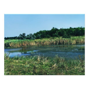 Fluss Molochnaja bei Melitopol. SüdUkraine Fotodruck