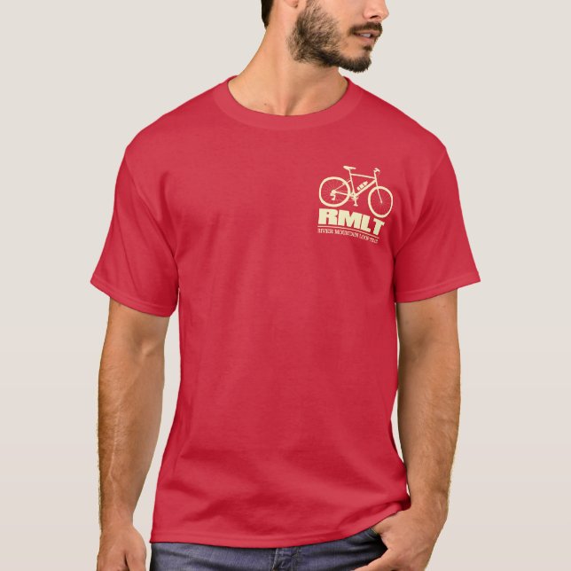 Fluss Mountain Loop Trail (Radfahren) T-Shirt (Vorderseite)
