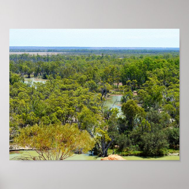 Fluss Murray Australia High Views, Poster (Vorne)