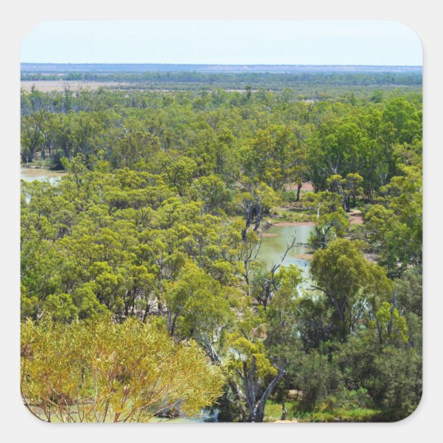 Fluss Murray Australia High Views, Stickers (Vorderseite)