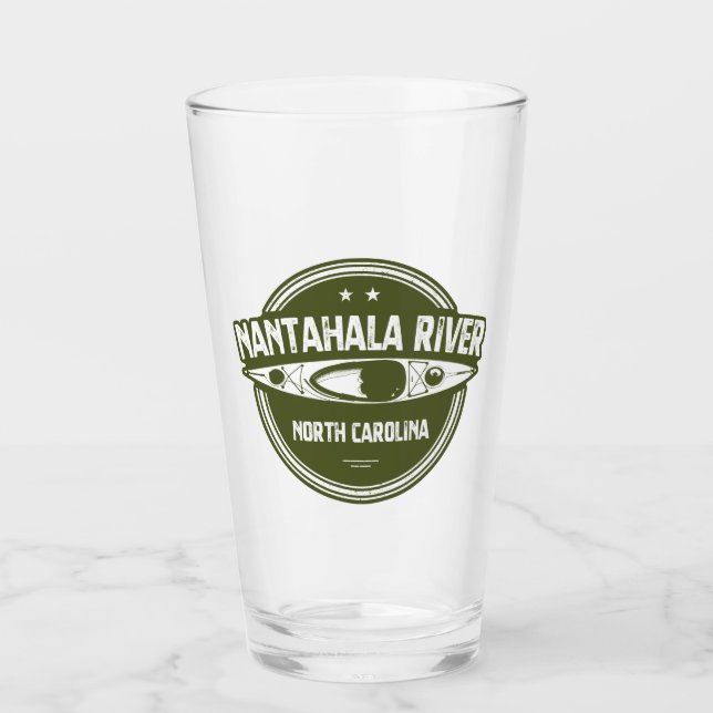 Fluss Nantahala, North Carolina Glas (Vorderseite)