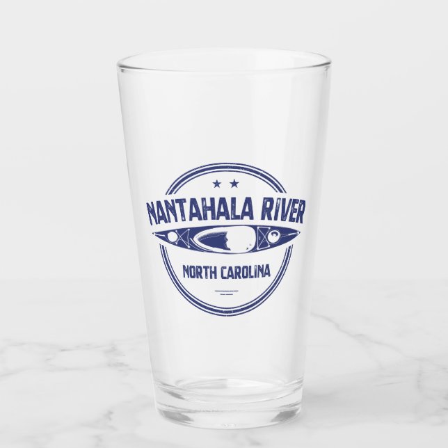 Fluss Nantahala, North Carolina Glas (Vorderseite)