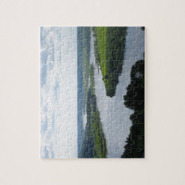 Fluss Nemunas in Vilkija, LITAUEN — Puzzle