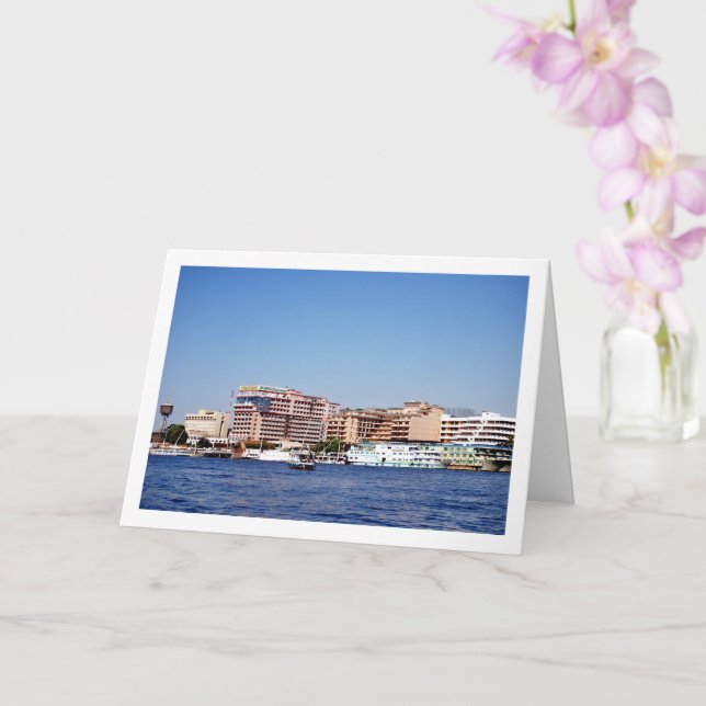 Fluss Nile, Luxor, Ägypten Karte (Orchidee)