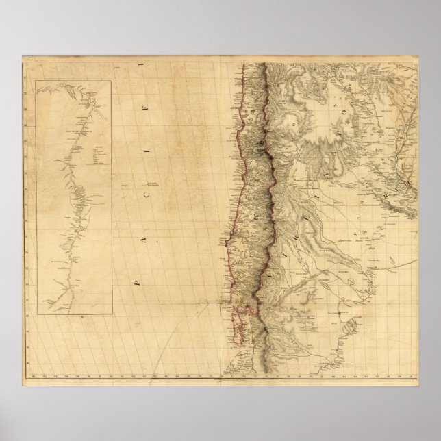 Fluss Orinoco, Venezuela, Kolumbien Poster (Vorne)